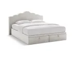 Dream &mdash; lova (220x211x122 cm) - Ivory && Black (Magic Velvet 2256 && Magic Velvet 2219)
