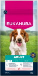 Eukanuba Life Care Adult S/M sausas maistas mažų ir vidutinių veislių &scaron;unims su la&scaron;i&scaron;a ir miežiais, 12 kg