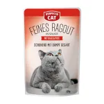 Perfecto Cat Feines Ragout, konservuotas pa&scaron;aras katėms su ver&scaron;iena ir kalakutiena, 100 g