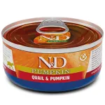 F02116 FARMINA N&D PUMPKIN - CAT Wet Quail&Pumpkin ADULT 70 g (pak.24)