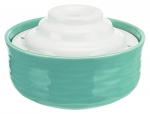 TRIXIE Vital Falls Girdykla-fontanas, keramika, 1.5 l/22x13 cm, petrol žalsva/balta