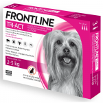 Frontline Tri-Act XS Užla&scaron;inamas tirpalas nuo erkių ir blusų &scaron;unims 2-5 kg N1
