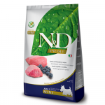 FARMINA N&D PRIME - sausas maistas suaugusiems mažų veislių &scaron;unims su ėriena ir mėlynėmis 2,5 kg