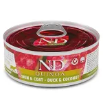 F02147 FARMINA N&D QUINOA - CAT Wet Duck&Coconut ADULT 80 g (pak.24)