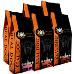 KOMP067 Real Dog 6*20kg Horse -2, Chicken XL -2, Pork -1, Salmon- 1