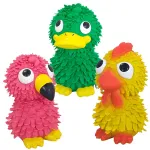 Nobby lateksinis žaislas gyvūnui, flamingas,vi&scaron;ta ir antis, įvairių spalvų, 13cm