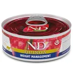 F02192 FARMINA N&D QUINOA - CAT Wet WEIGHT MANAGEMENT ADULT 80 g (pak.24)