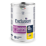 Exclusion Hypo konservai &scaron;unims su putpelėmis ir žirniais, 400g