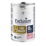 Exclusion Urinary dietinis konservuotas pa&scaron;aras &scaron;unims, kiauliena, sorgai, ryžiai 400 g