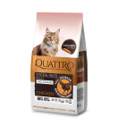 QUATTRO visavertis sausas pa&scaron;aras suaugusioms sterilizuotoms katėms su vi&scaron;tiena, 7 kg