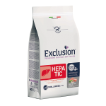 Exclusion Hepatic dietinis sausas pa&scaron;aras mažų veislių &scaron;unims su kiauliena, ryžiais, žirniais, S, 2kgg
