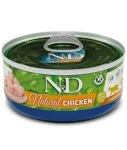 F06282 FARMINA N&D NATURAL - CAT Wet Chicken ADULT 70 g (pak.24)