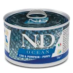 F02925 FARMINA N&D OCEAN - DOG Wet Cod&Pumpkin PUPPY MINI 140 g (pak.6)