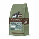 Quattro All Breed Senior & Diet White Fish 12Kg