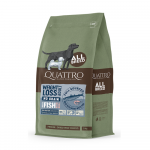 Quattro Adult All Breed Weight Loss Fish 3Kg