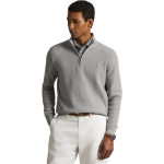 RALPH LAUREN &bdquo;Layer Cotton Coolmax&ldquo; mar&scaron;kinėliai su pusine užtrauktuku, pilka