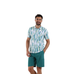 Chervo Meninis polo, balta/žalia/geltona/geltona