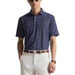RALPH LAUREN Polo lengvasis Airflow spausdinimas, tamsiai mėlyna / mėlyna