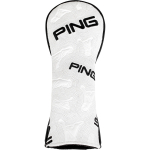 Ping Lauko golfo lazdos gaubtas fairway mediena Icon, balta