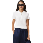 LACOSTE Polo Classic medvilninis piqu&eacute;, balta