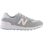 NAUJAS BALANSAS Golfas batai 574 Greens V2 Spikeless, pilka/rožinė