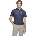 adidas Polo Performance tekstūruotas spaudinys, tamsiai mėlyna/balta