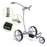 Leisure Elektrinis Trolley &bdquo;Taurus Curve Travel&ldquo;, sidabras