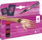 KREUL &bdquo;Tattoo Pen Tribals&ldquo; laikinų tatuiruočių ra&scaron;iklių rinkinys, 4 vnt.
