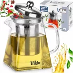 Arbatos puodelis su sieteliu ir filtru, 490 ml