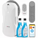 Langų valymo robotas WELLTEC RX11 PRO, 4000 Pa, WiFi, nuotolinio valdymo pultas, priedai