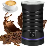 Elektrinis pieno putų plakiklis 4in1, 600 ml, 400 W, kar&scaron;tai ir &scaron;altai putai, latte