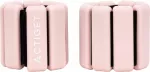 Svorio manžetės rankoms ir kojoms Actiget 0,5 kg, rožinės, 2 vnt., ACT0125