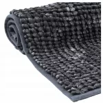 Vonios kilimėlis, neslystantis, mink&scaron;tas, 40x60 cm, chenilinis