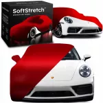 Automobilio uždangalas Porsche 911 992, raudonas, SoftStretch