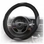 Vairas apdangalas automobiliui, 41&ndash;43 cm, pilkas, odinis