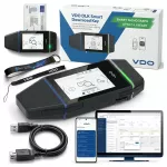 Tachografo vairuotojo kortelių skaitytuvas VDO DLK Smart 4.1a su pakabinamu dirželiu