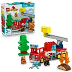 Konstruktorius LEGO DUPLO 10473 gaisrinė ma&scaron;ina su žarna ir ugniagesiu