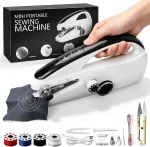 Siuvimo ma&scaron;ina SEWING MACHINE MINI, elektrinė, ne&scaron;iojama, su USB ir baterijomis