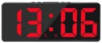 Elektroninis LED žadintuvas su raudonais skaičiais