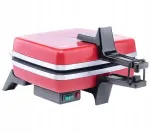 Sumu&scaron;tinių keptuvė Dezal Mini Triangles, 1300 W, raudona
