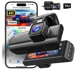 Automobilinė kamera REDTIGER F7N Pro 4K su GPS, WiFi, priekinė ir galinė