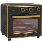 Mini orkaitė 20 l, 1400 W, su laikmačiu, juoda, su priedais