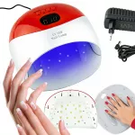 Nagų lempa Profico N11, raudona, 48W, su laikmačiu, LED UV, geliniam lakui