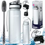 Vandens filtro butelis AQUAPHOR CITY 0,5 l, baltas, su plovimo &scaron;epetėliu