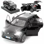 Metalinė Toyota RAV4 modelio ma&scaron;ina 1:32 su LED ap&scaron;vietimu ir atidaromomis durimis