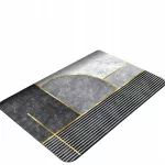 Voniai skirtas neslystantis pilkai auksinis kilimėlis