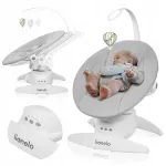 Elektrinė supama kėdutė Lionelo Iris, 360&deg; pasukama, su valdymo pultu, 0&ndash;9 kg
