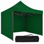 Sodo paviljonas 3x3 m, plieninis, vandeniui atsparus, su krep&scaron;iu