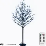 Dekoratyvinė Monzana LED eglutė, &scaron;altai balta, 220 cm, 200 lempučių