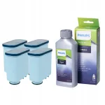 Philips CDCS1 kavos aparato filtrai, 4 vnt. + Philips CA6700 nukalkinimo priemonė